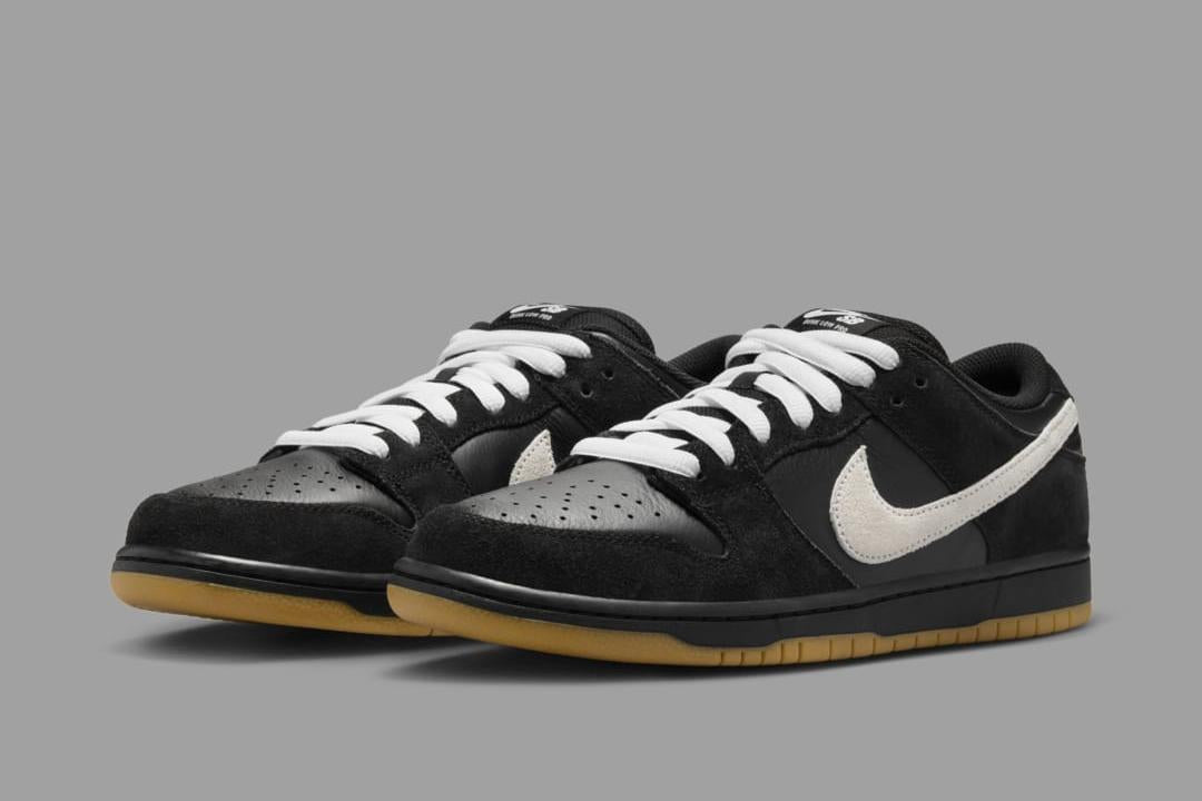NIKE SB DUNK LOW BLACK SUEDE - Geometric Skateshop