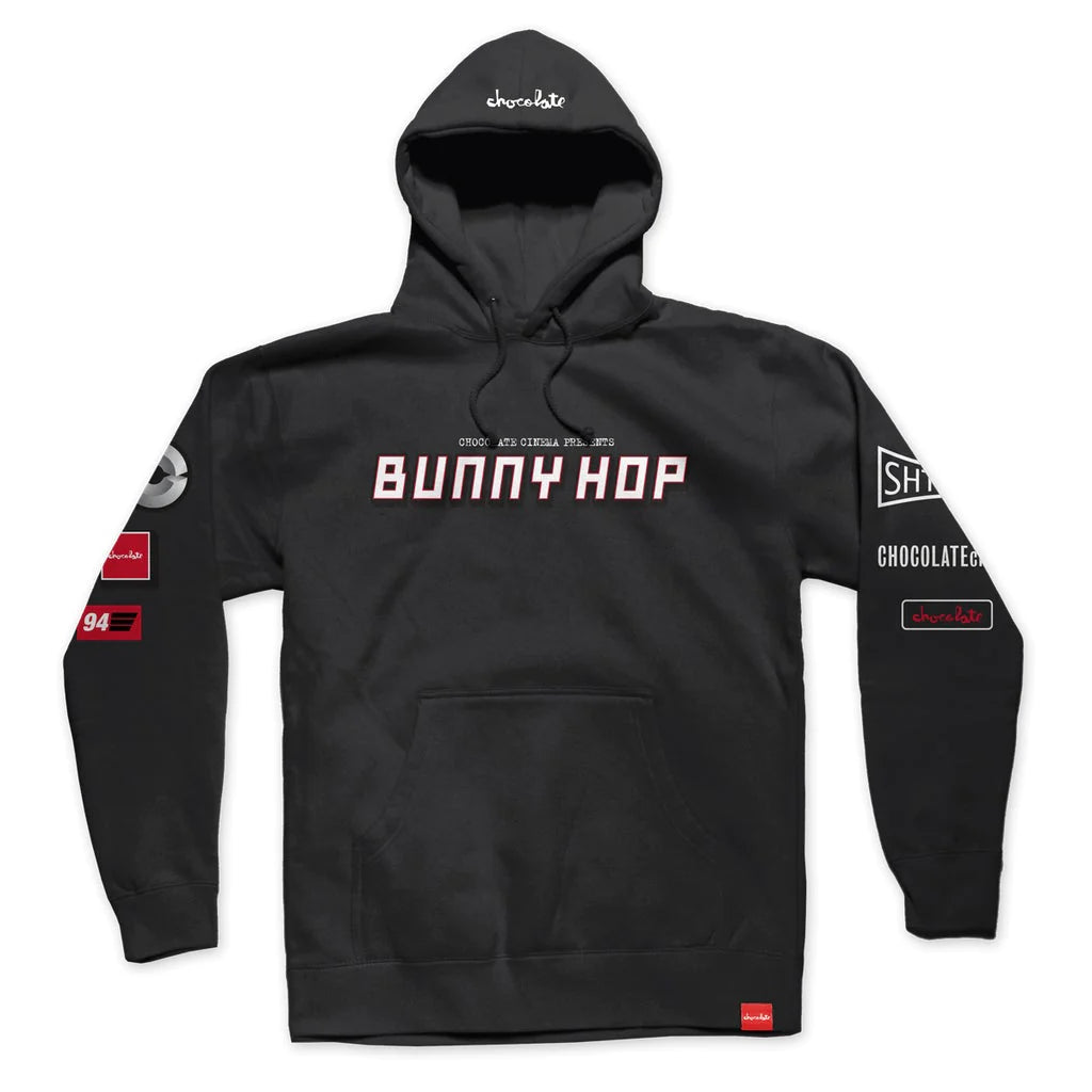 Chocolate Bunny Hop Pullover Hoodie black Geometric Skateshop