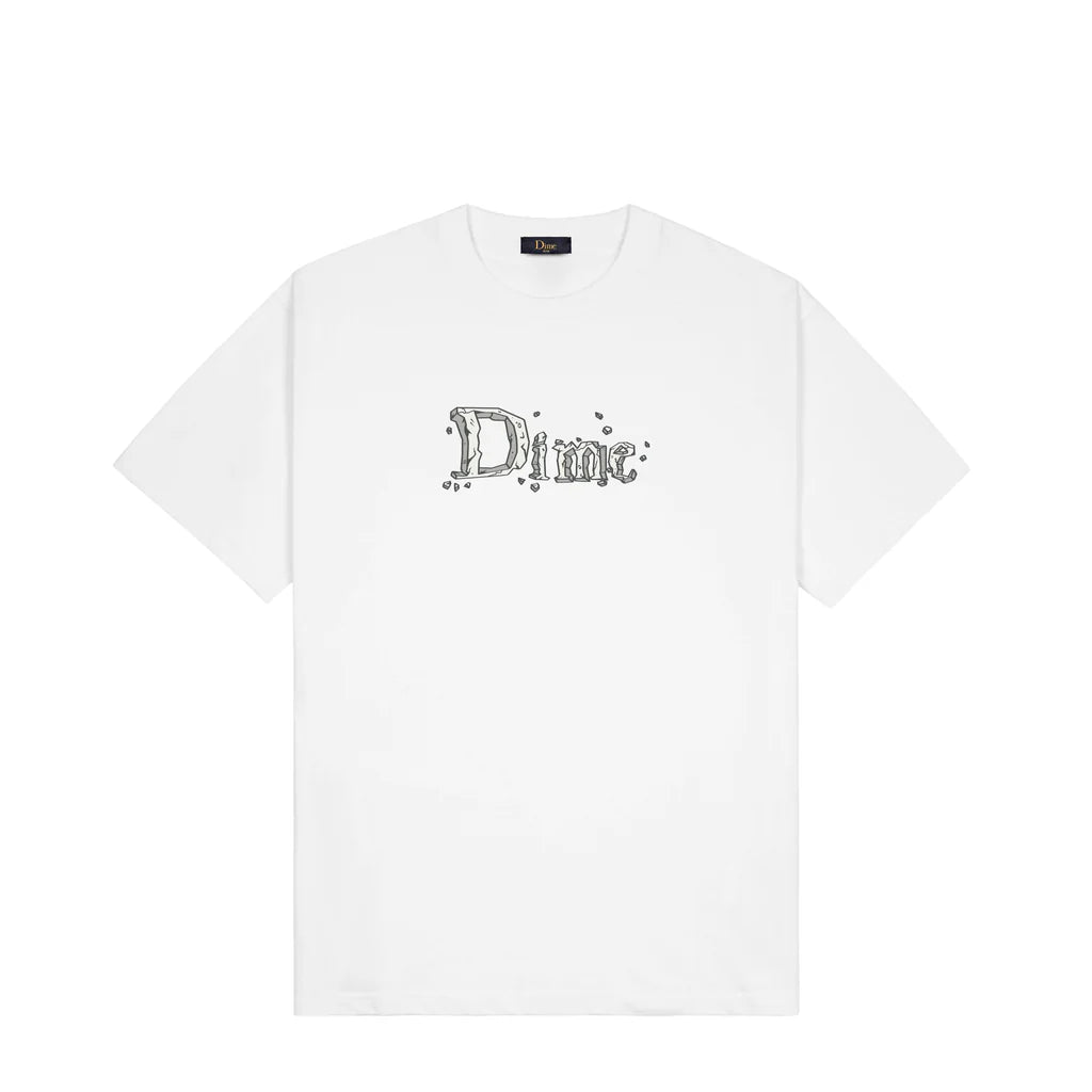 Dime★Classic Stone T-Shirt Tシャツ 半袖 トップス ホワイト Dime Classic Stone T-Shirt- White - Geometric Skateshop