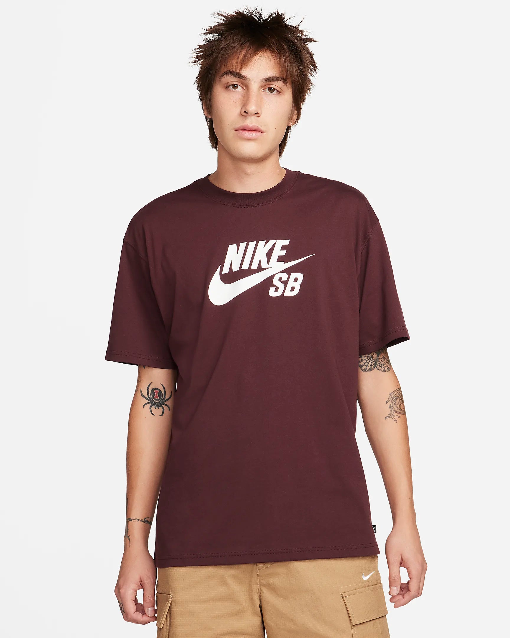 Maroon nike t hot sale shirt