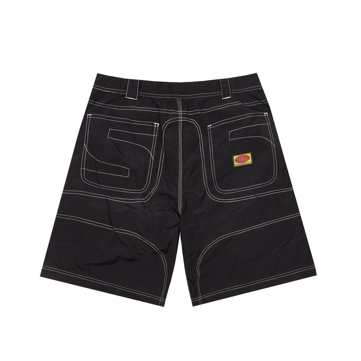 Bronze 56k Double Knee Shorts - (Black)