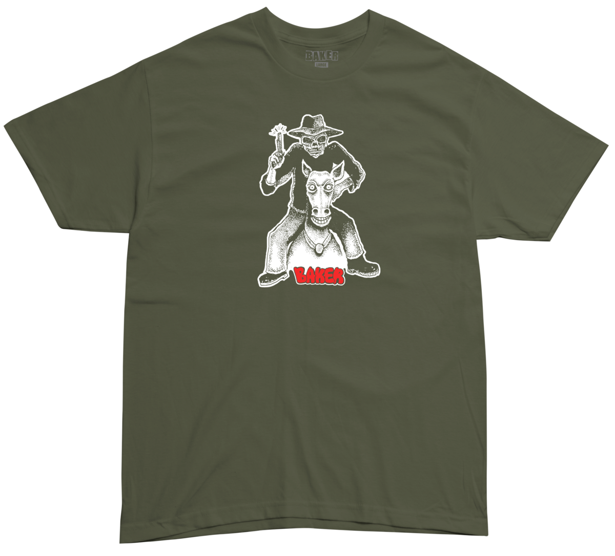 Baker Big Iron Tee - (Military Green)