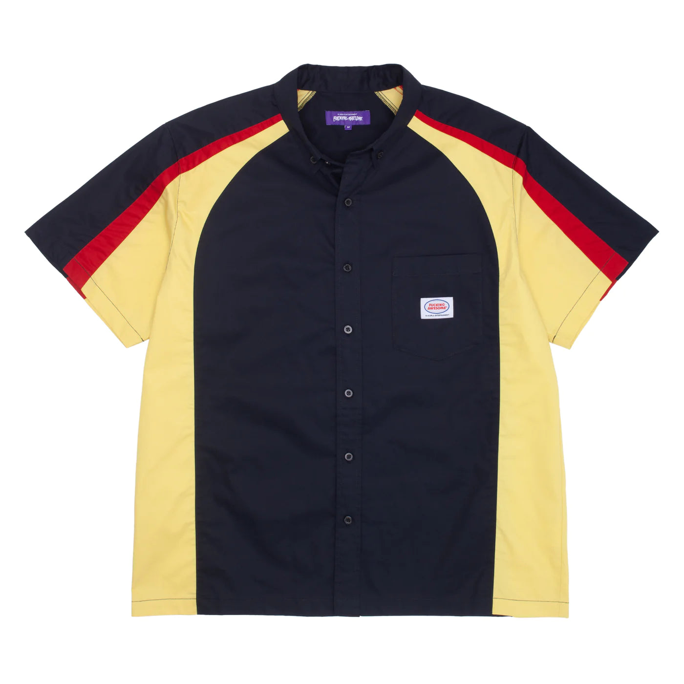 Fucking Awesome FA Factory Team Shirt - Navy/Red/Yellow