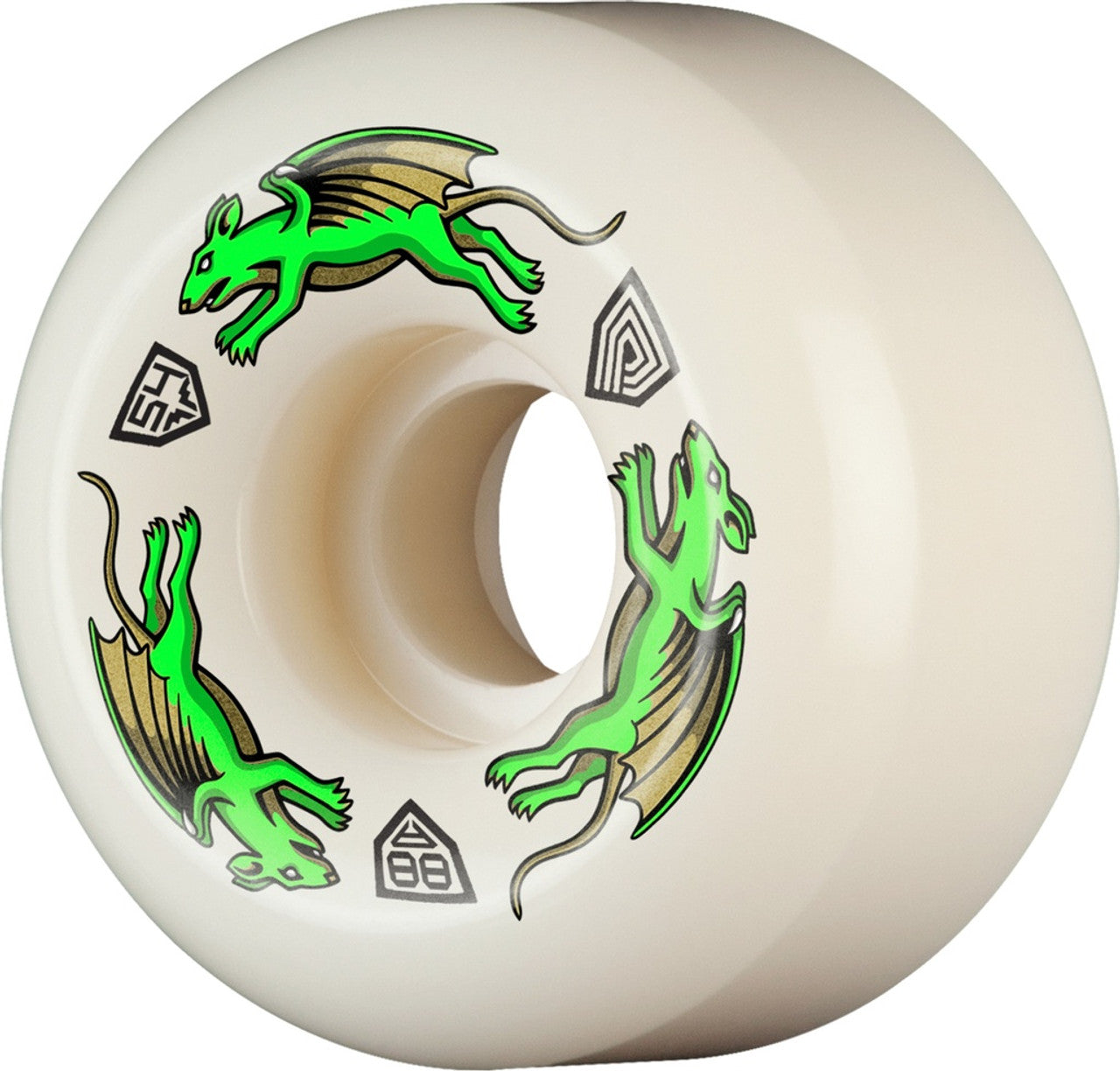 Powell Dragon Formula Green Nano Rats Av6 56mm X 34mm 88a