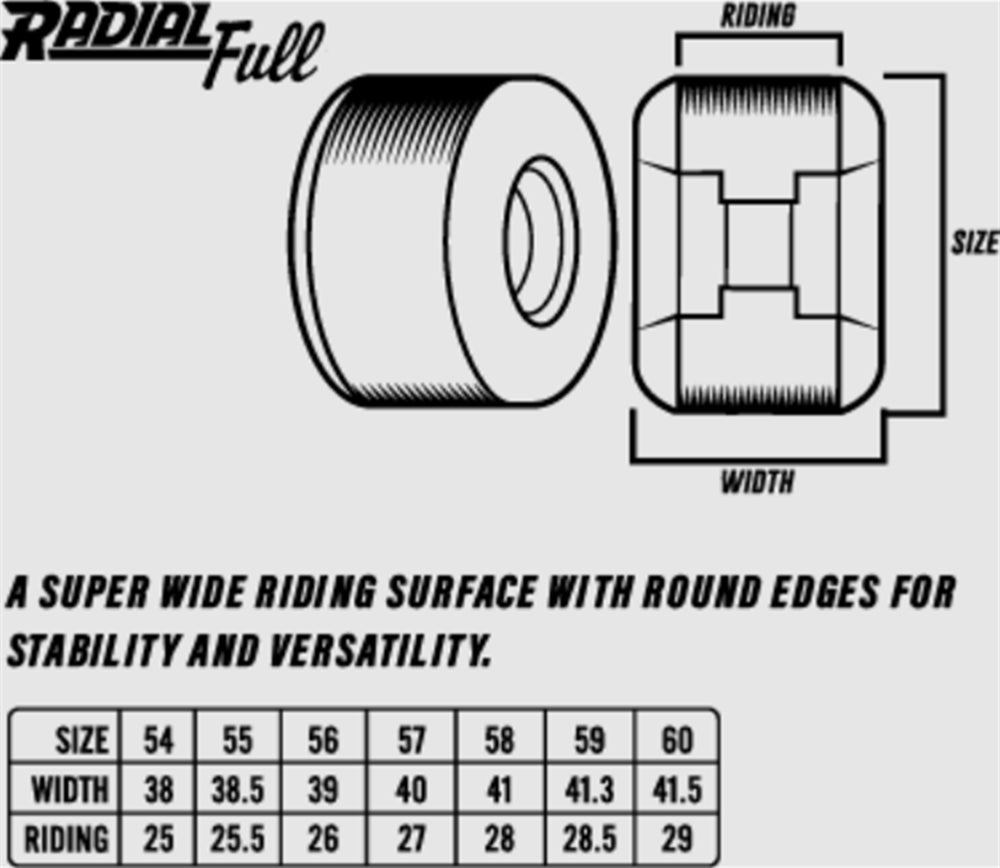 Spitfire F4 99D Radial Full Swirl-(56mm) - Geometric Skateshop