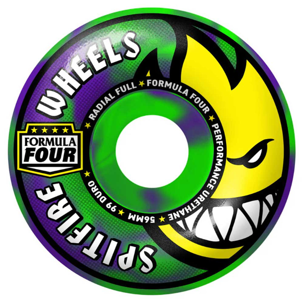 SPITFIRE スピットファイヤー F4 99D 56mm Spitfire F4 99D Radial Full Swirl-(56mm) - Geometric Skateshop