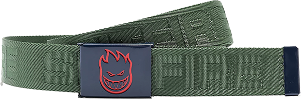 Spitfire Classic 87 Jacquard Web Belt Dark Green/Navy/Red