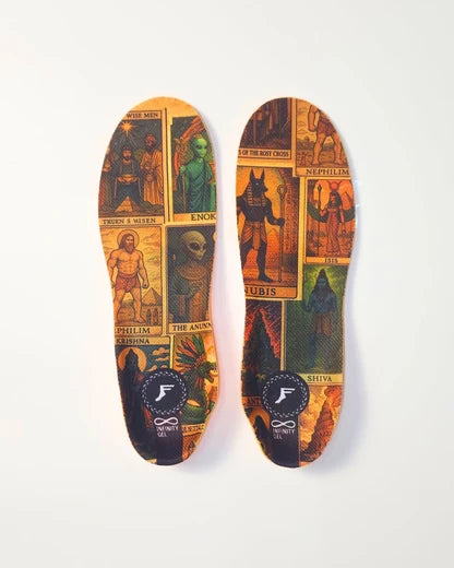 Footprint Insoles Kingfoam Orthotic Pro Insoles - Tarot Card Infinity Foam
