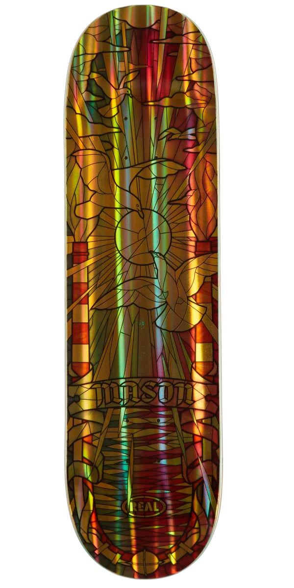 Real skateboards Mason Cathedral Gold True Fit Deck-8.25