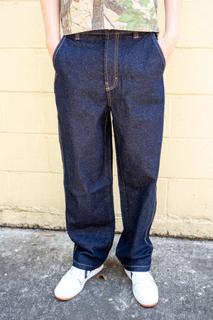 Dickies loose Fit Denim Jeans - Rinsed Indigo Blue
