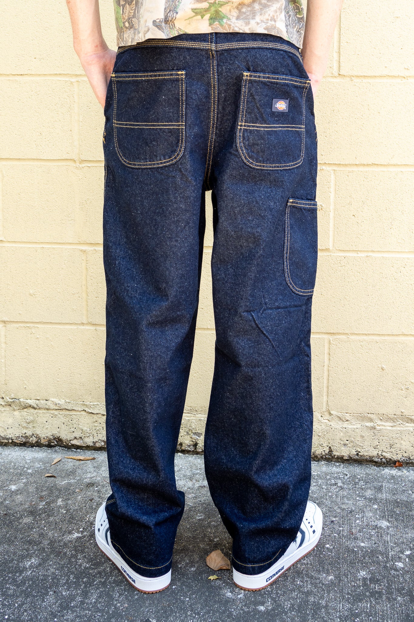 Dickies loose Fit Denim Jeans - Rinsed Indigo Blue