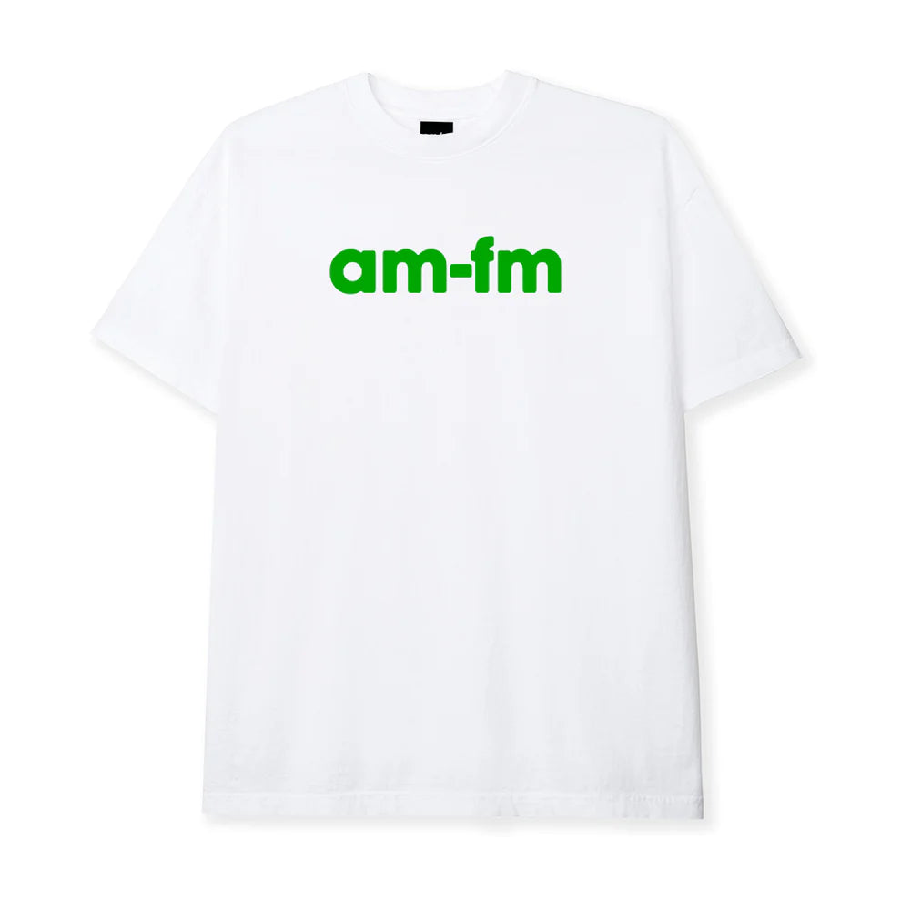 AM-FM Og Logo Tee-white