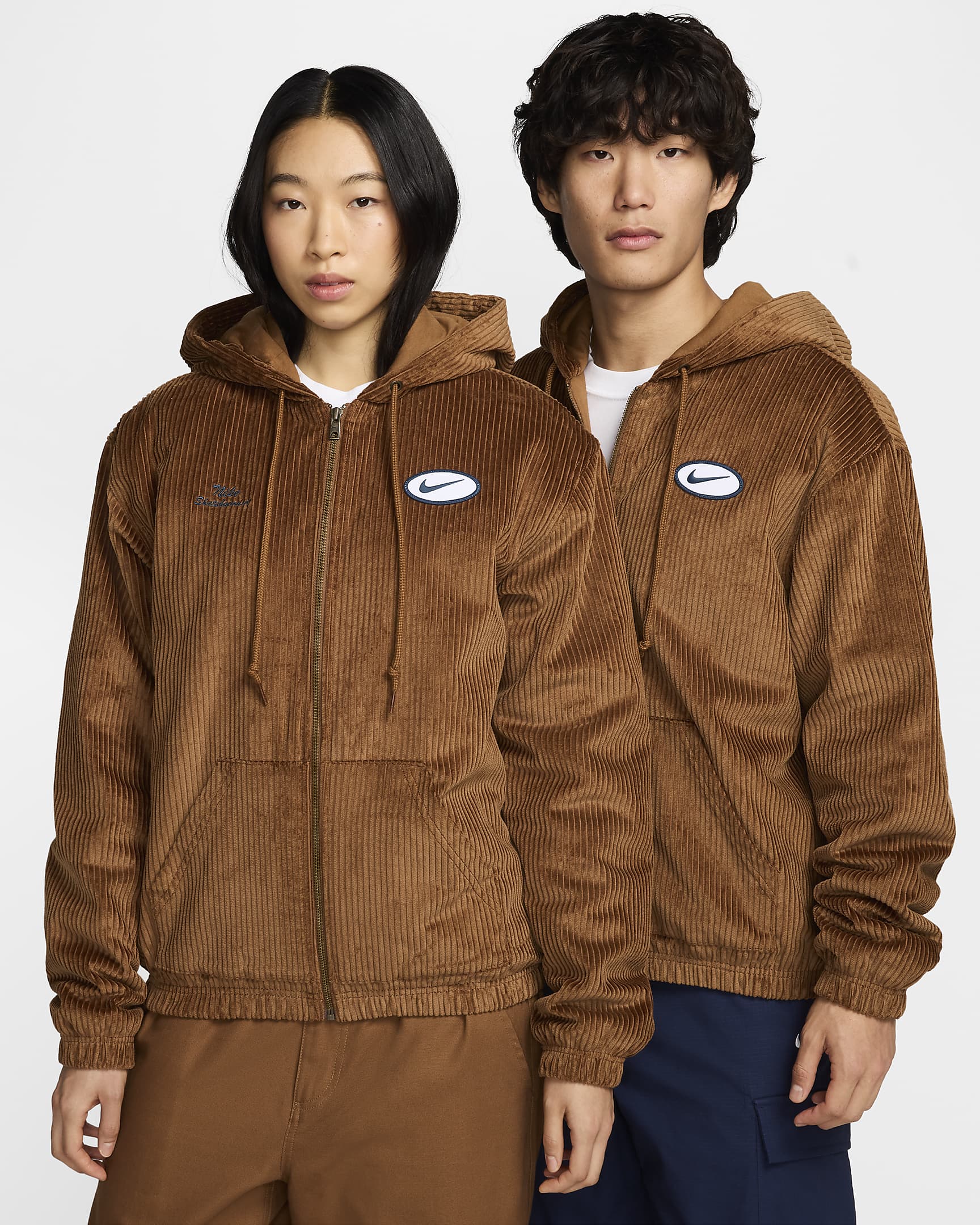 Nike SB Full-Zip Hooded Corduroy Skate Jacket
