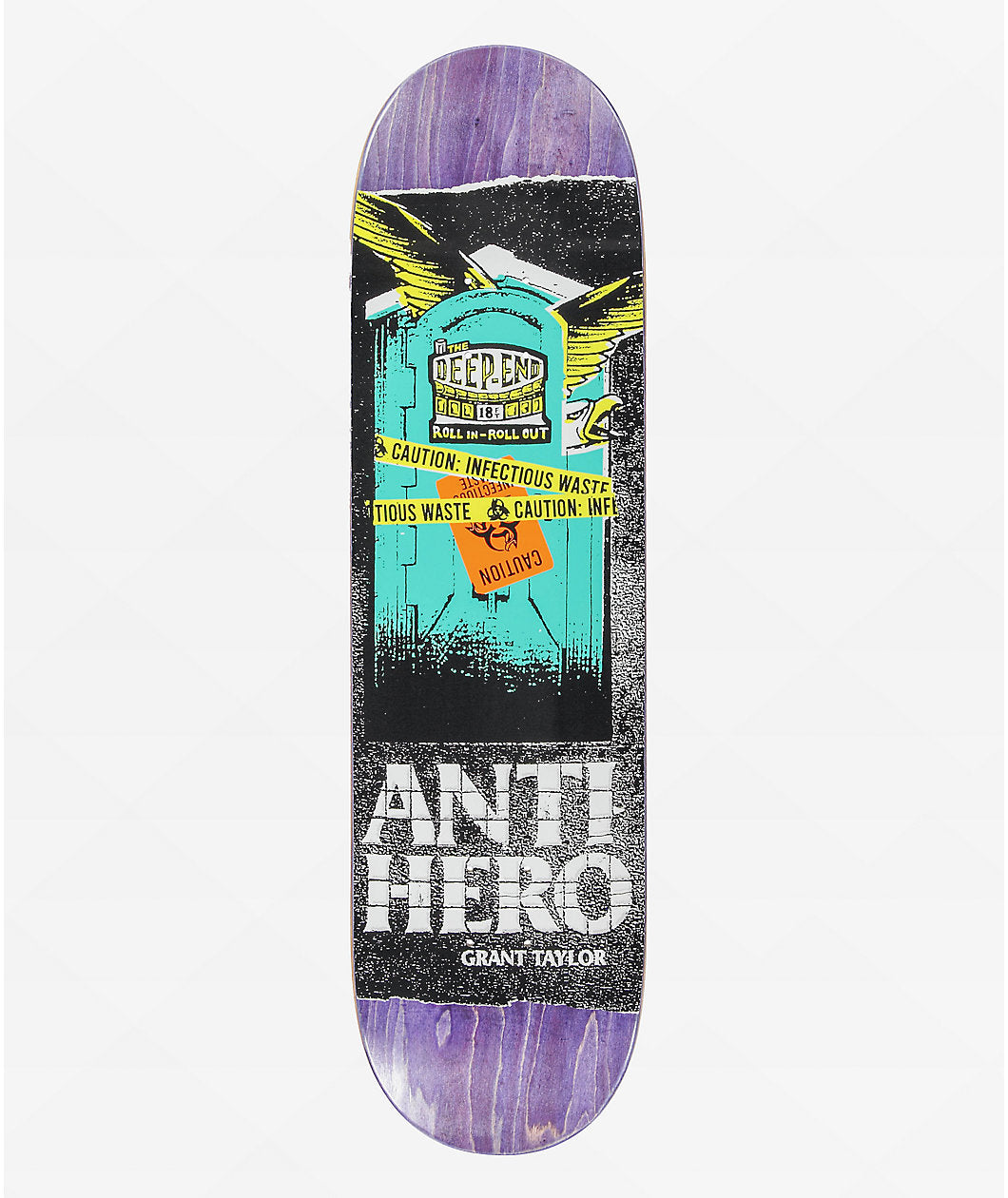 Anti-Hero Taylor Infectious Waste Skateboard Deck -  8.38"