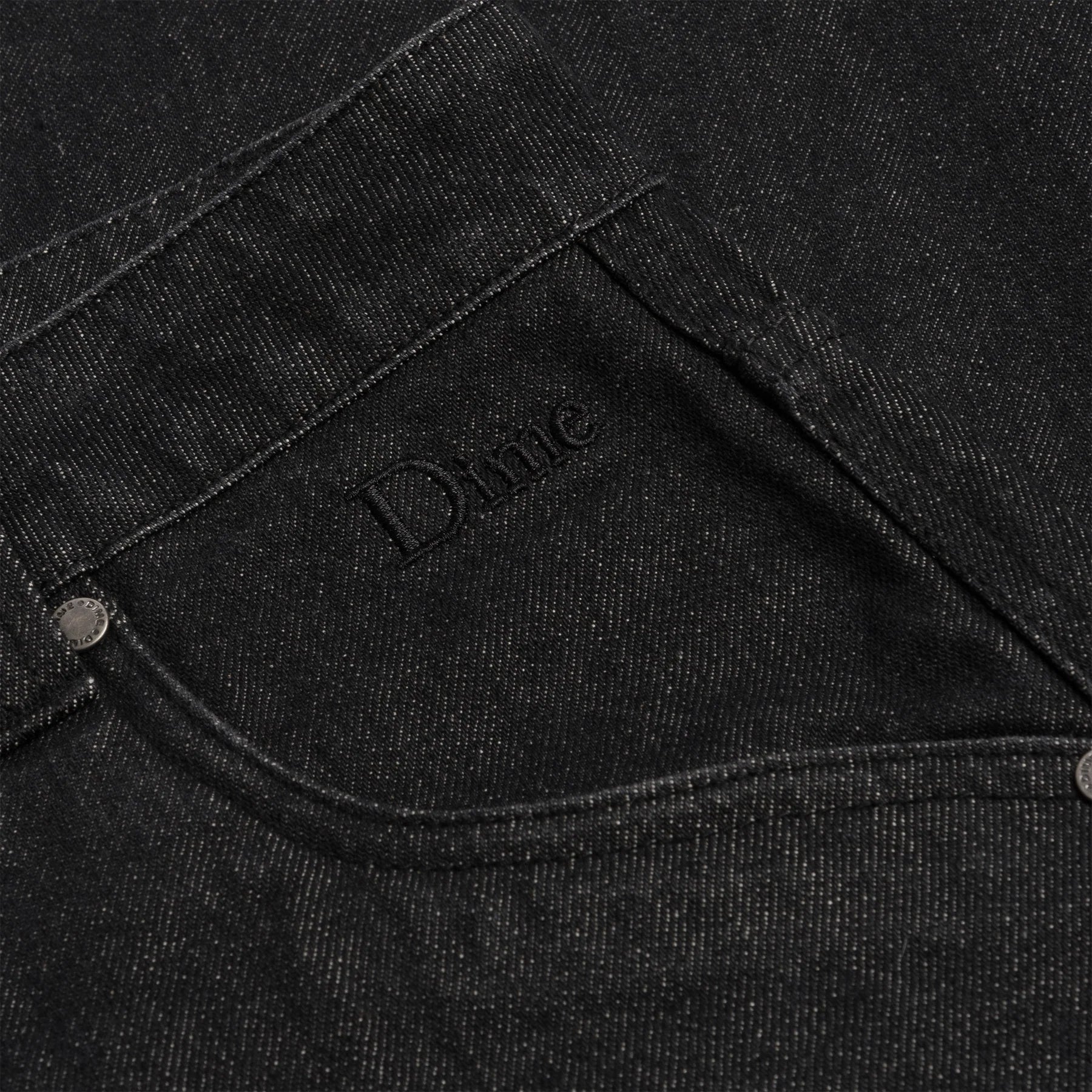 新品 Dime CLASSIC BAGGY DENIM PANTS ブラック34 Dime Classic Baggy Denim Pants - Black Washed - Geometric