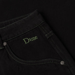 Dime Classic Baggy Denim Pants - Black