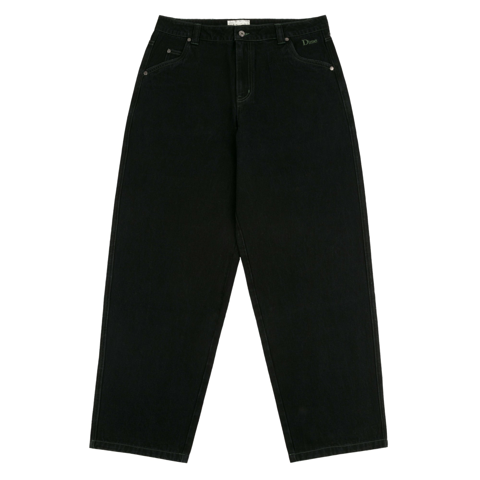 Dime Classic Baggy Denim Pants - Black