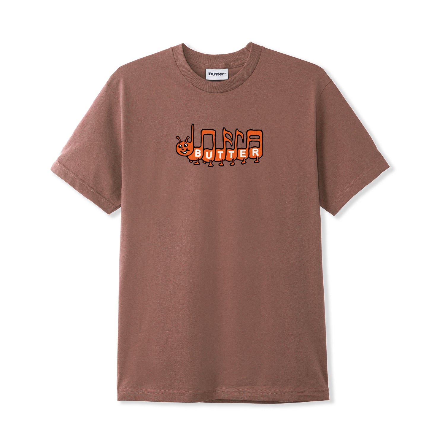 Butter Goods Caterpillar Tee - Washed Wood