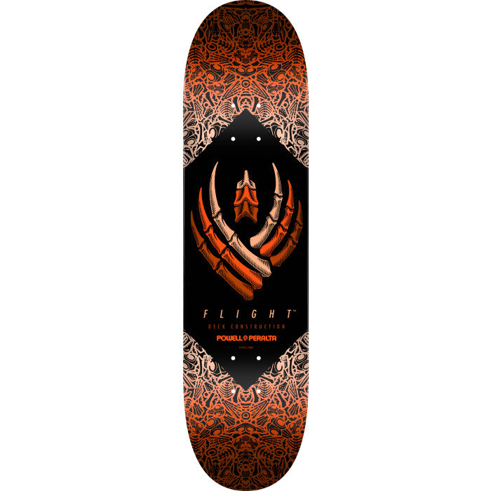 Powell Peralta Bones FLIGHT® Skateboard Deck Orange - 8.5 x 32.08