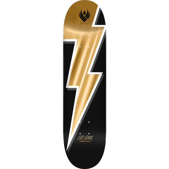 Powell Peralta Gold Bolt Foil Flight Deck-(8.75)
