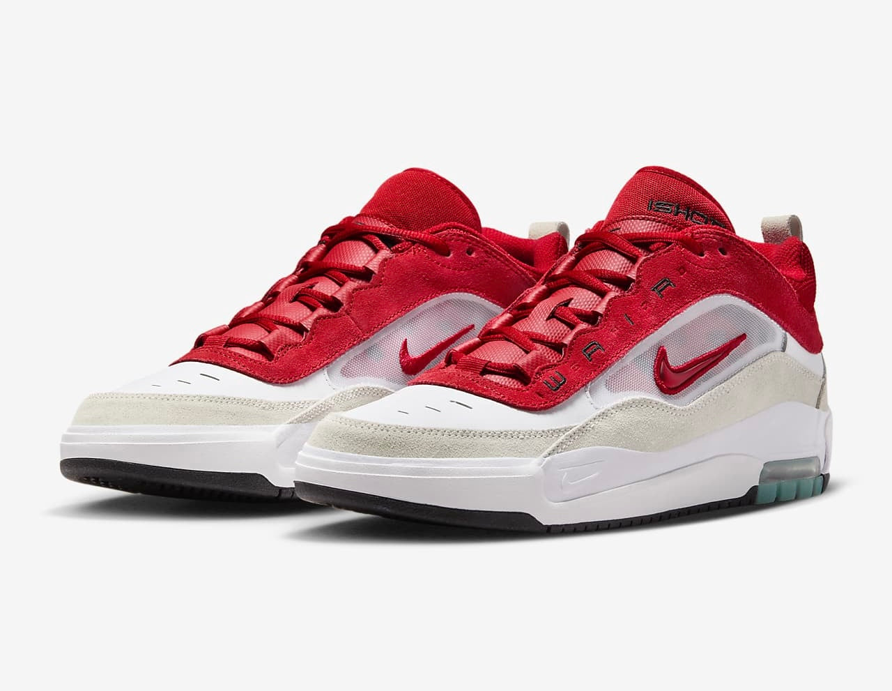 Nike SB Air Max Ishod  -(white/varsity red/ summit white) FB2393-100