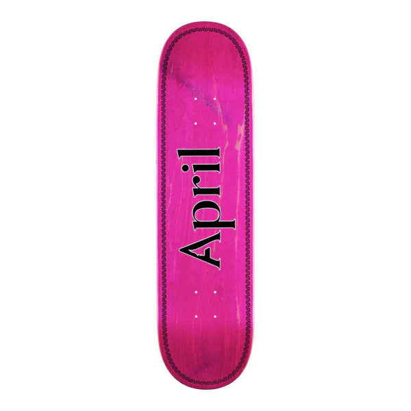 April Skateboards OG Logo 8.0 x 31.91 インチ Skateboard Deck