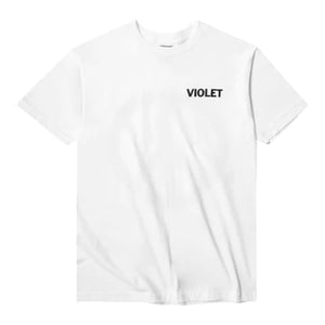 Violet Peace Tee - White/Black