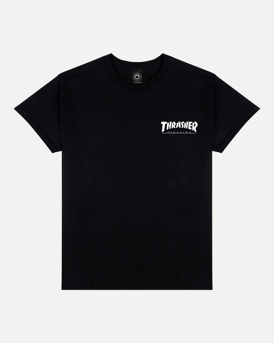 Thrasher Little Thrasher shirt-(black)