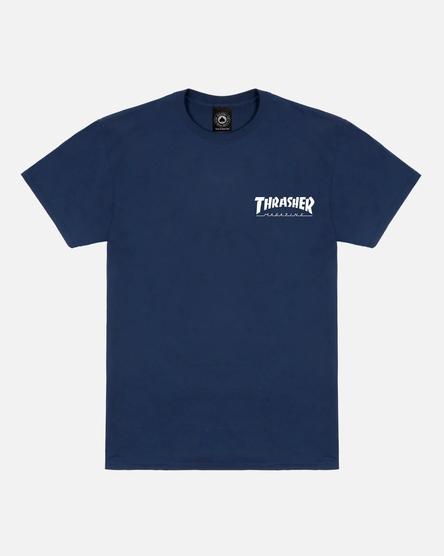 Thrasher Little Thrasher shirt-(navy blue)