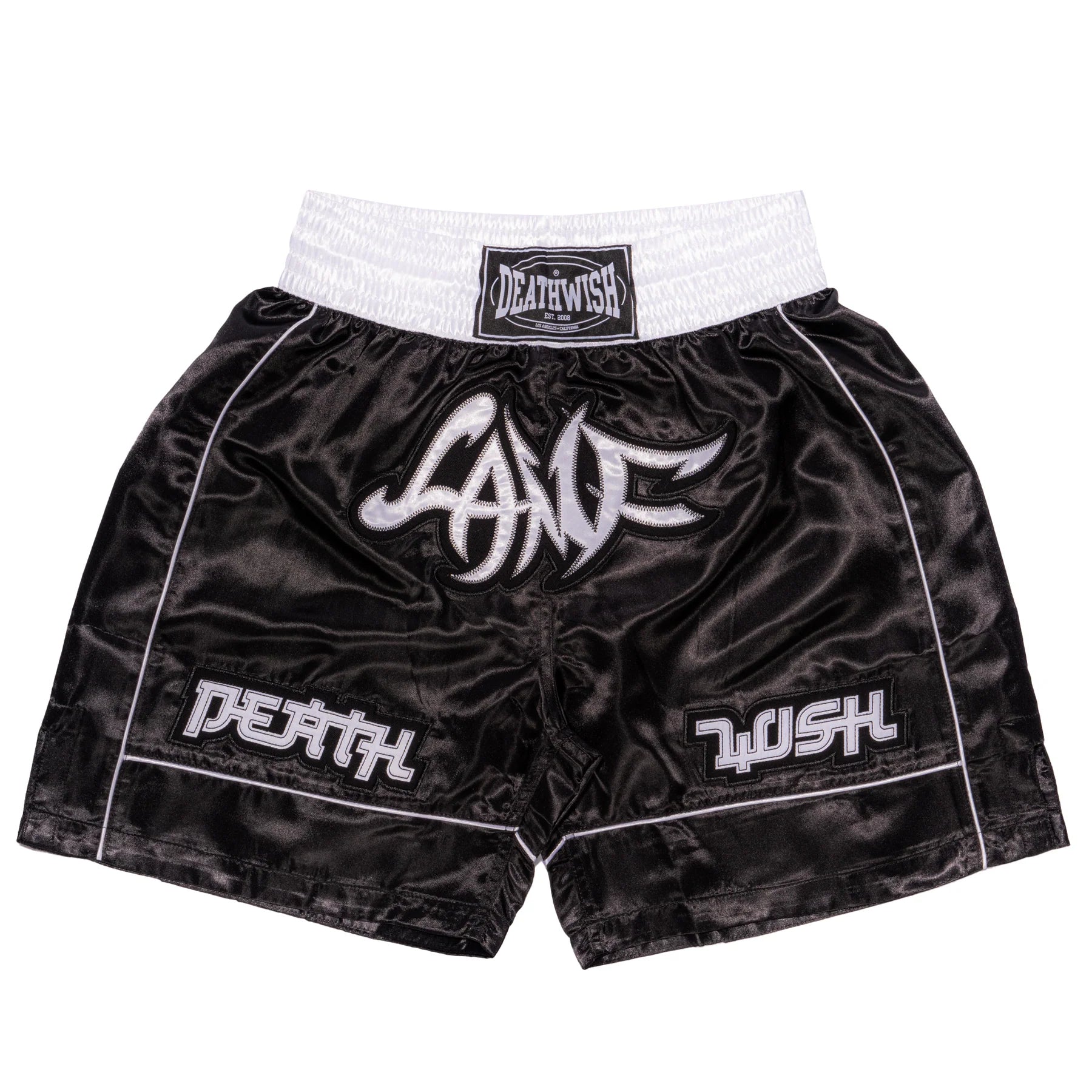 Deathwish LAMF Satin Boxing Shorts