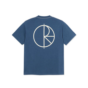 Polar Skate Co Contrast Tee Stroke Logo (Grey Blue)