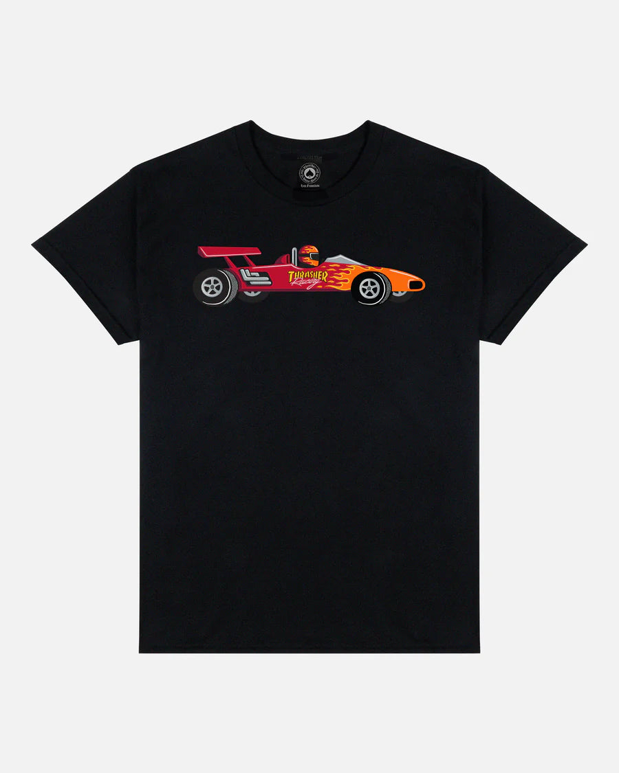 Thrasher Racecar shirt-(black)