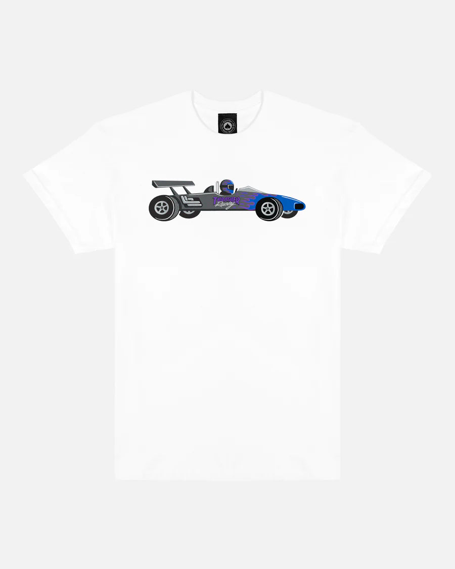 Thrasher Racecar shirt-(white)