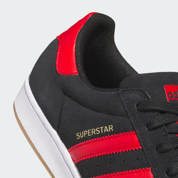 adidas Superstar ADV (Core Black/Better Scarlet/Cloud White) 10.0 M adidas Superstar ADV (Core Black/Better Scarlet/Cloud White) 10.0 M