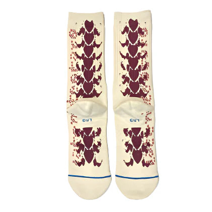 Late Nite Stars x Stance Socks White Red