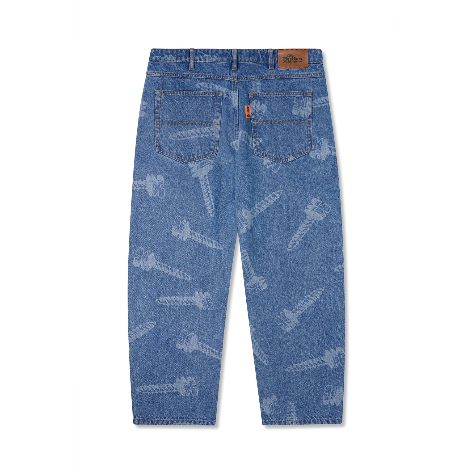 Butter Goods Screw Denim Pants - Washed Indigo