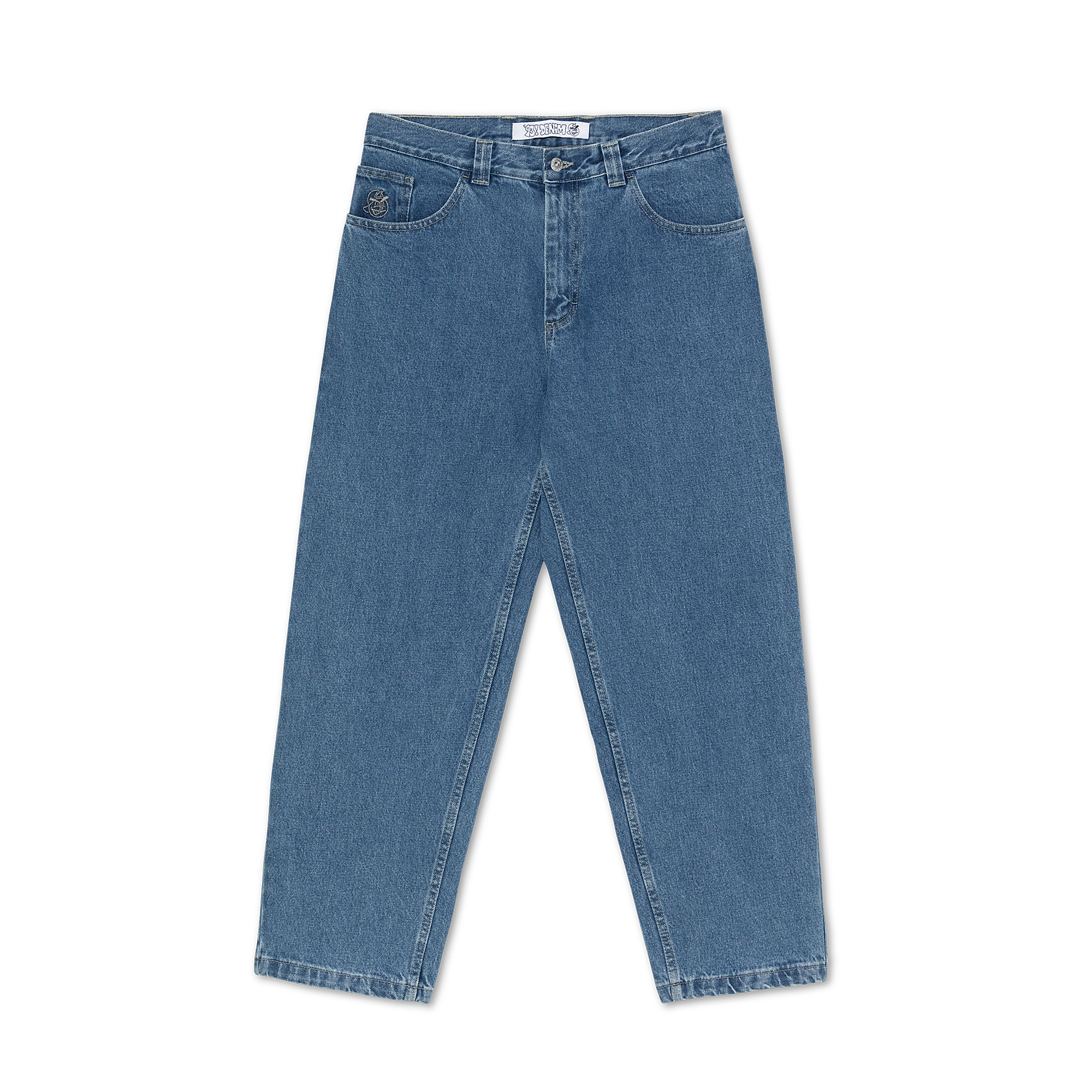 Polar Skate Co. ‘93! Denim Pants- (Mid Blue)