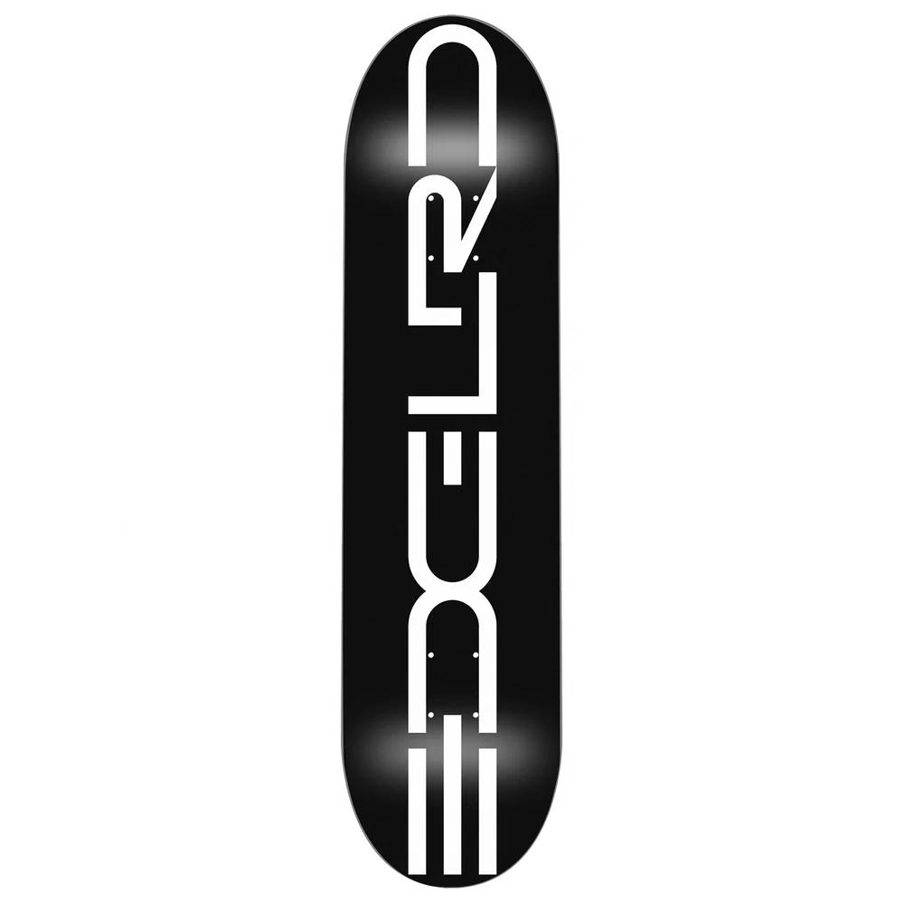 EDGLRD Tech Script Team Deck Black/White - (8.0/8.25/8.5)