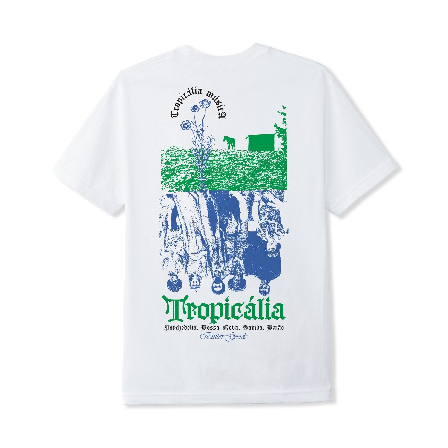 Butter Goods Tropicalia Tee - (White)