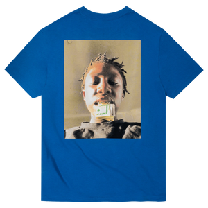 Violet Kader "Put Your Money Where Your Mouth Is" Tee It's Kader! - Blue