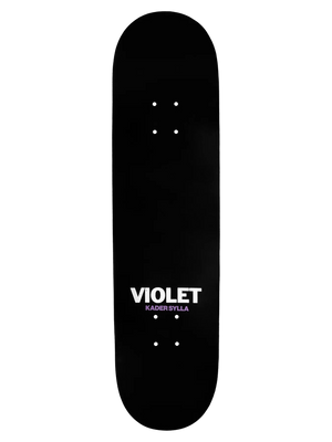 Violet Kader "Put Your Money Where Your Mouth Is" Deck - Metallic Purple Dipped (8-8.5)