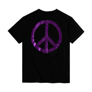 Violet Peace Tee - Black/Purple