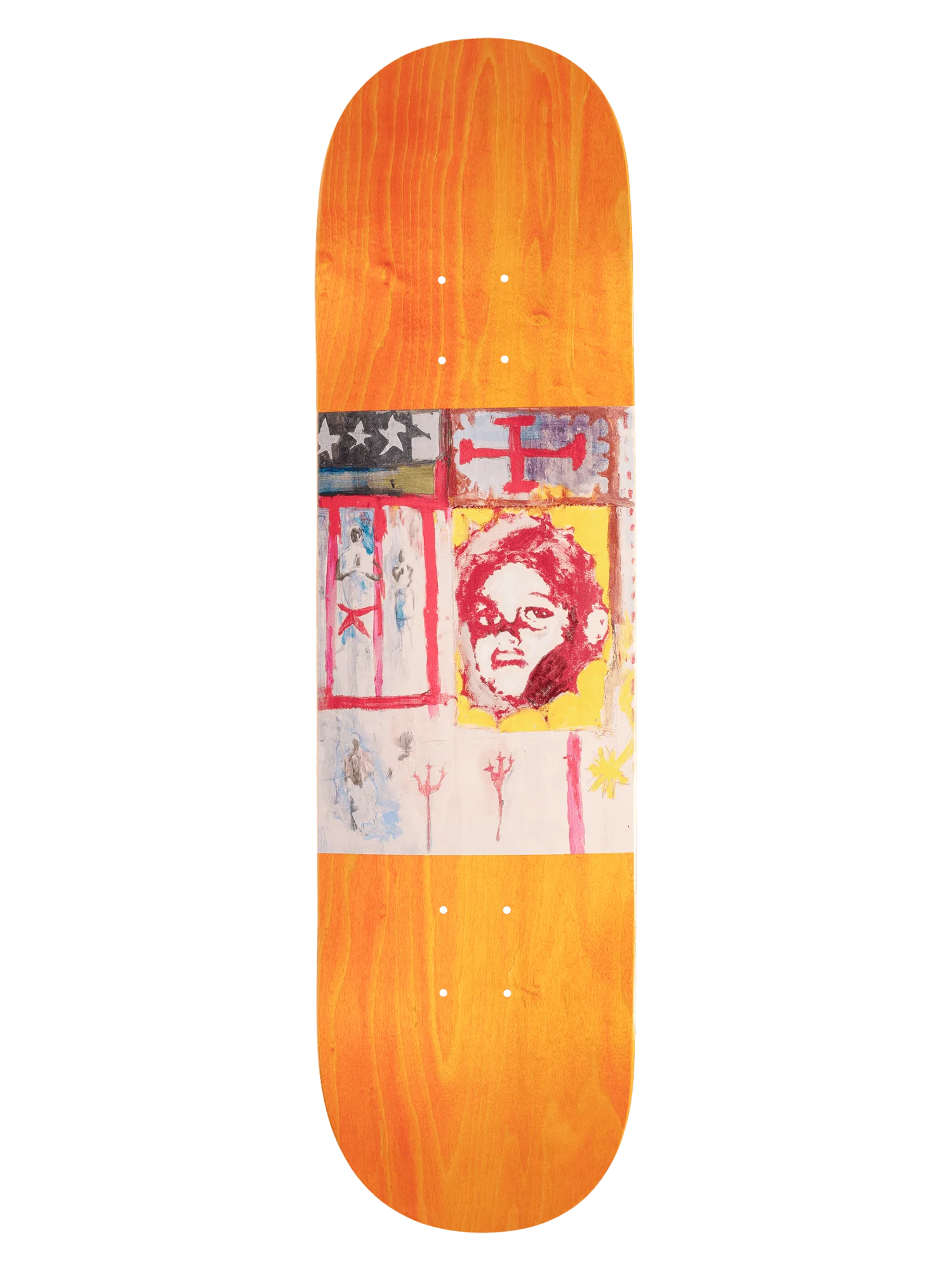 Violet Troy Gipson Inset Deck Orange - (8.38)