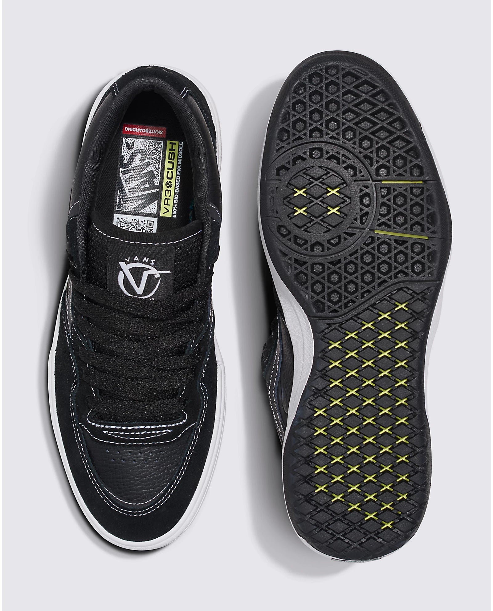 Synes godt om minimal Etableret teori Vans Rowan 2 Pro Shoe - (Black/White) - Geometric Skateshop