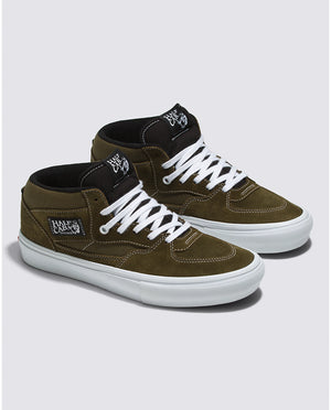Vans Skate Half Cab Shoe - Dark Olive