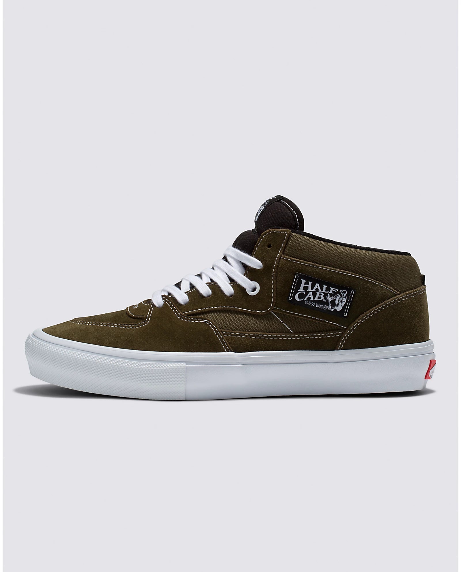 Vans Skate Half Cab Shoe - Dark Olive