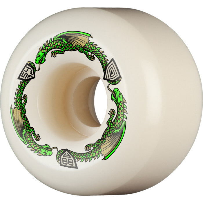 Powell Dragon Formula Green Wheels 54mm x 39mm 88a