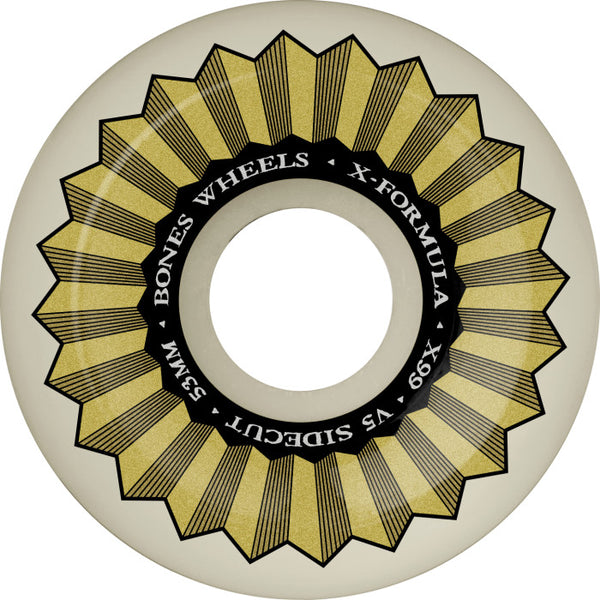 BONES X-FORMULA53㎜99a V5 Bones X-Formula V5 Sidecut (99A) - (53mm) - Geometric Skateshop