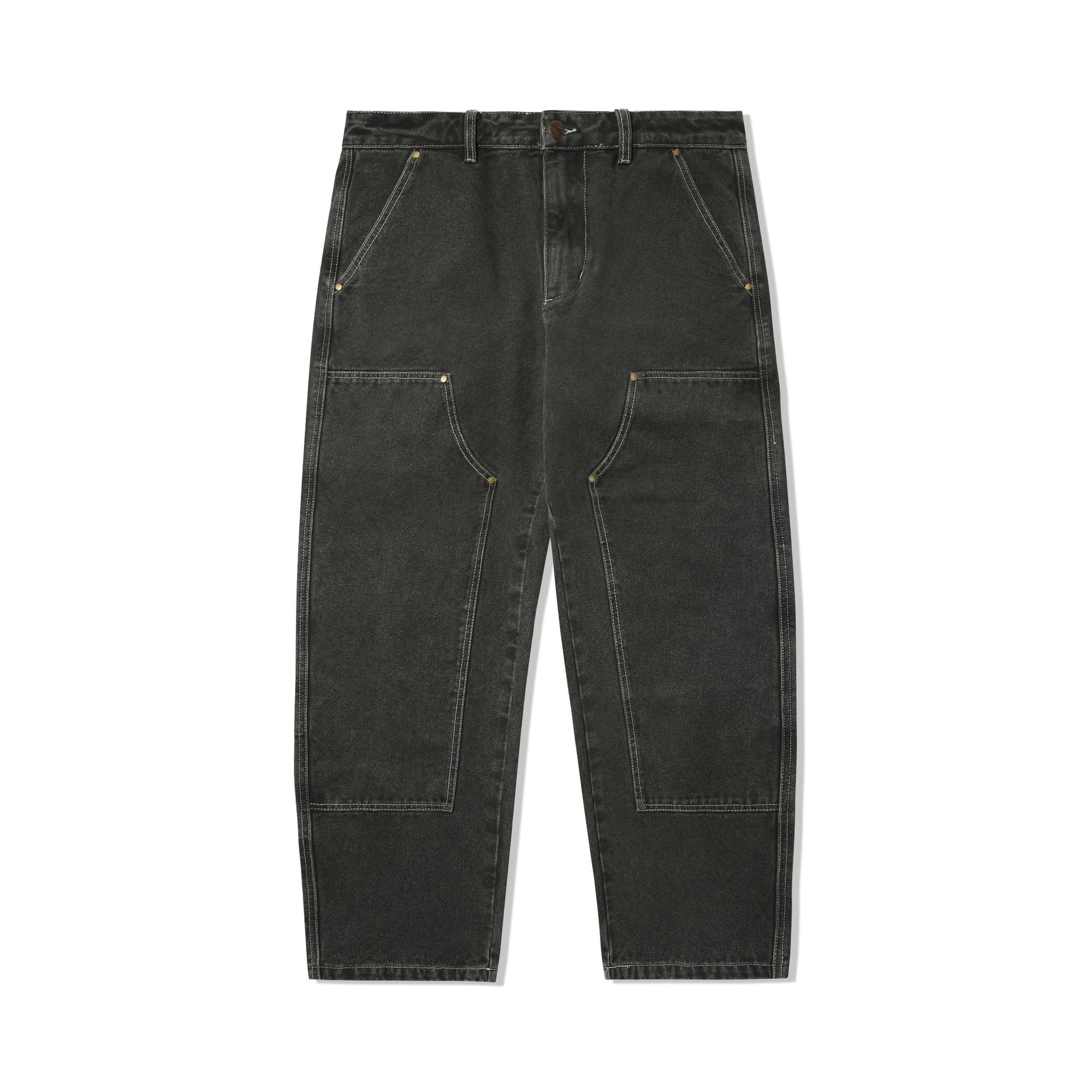 Butter Goods Work Double Knee Pants - Washed Black