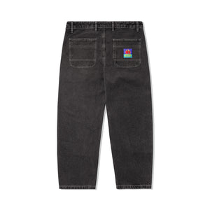 Butter Goods Work Double Knee Pants - Washed Black